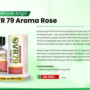 Minyak Angin VR79 Aroma Rose