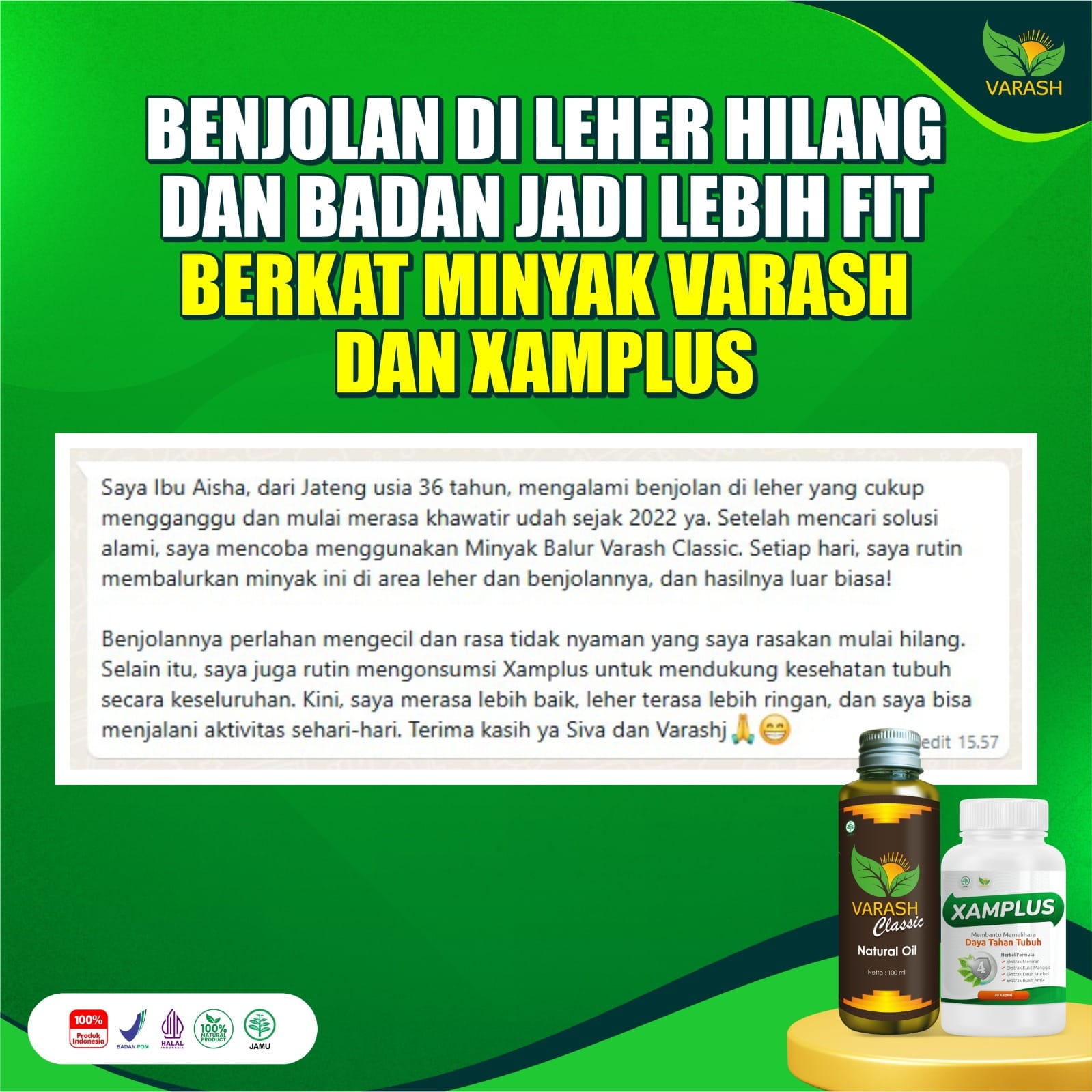 Testimoni varash 20mei25 2