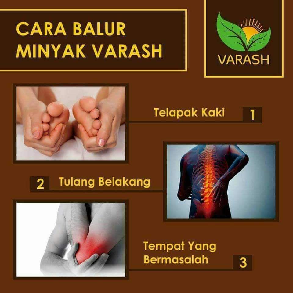 VarashOil Cara pakai 4